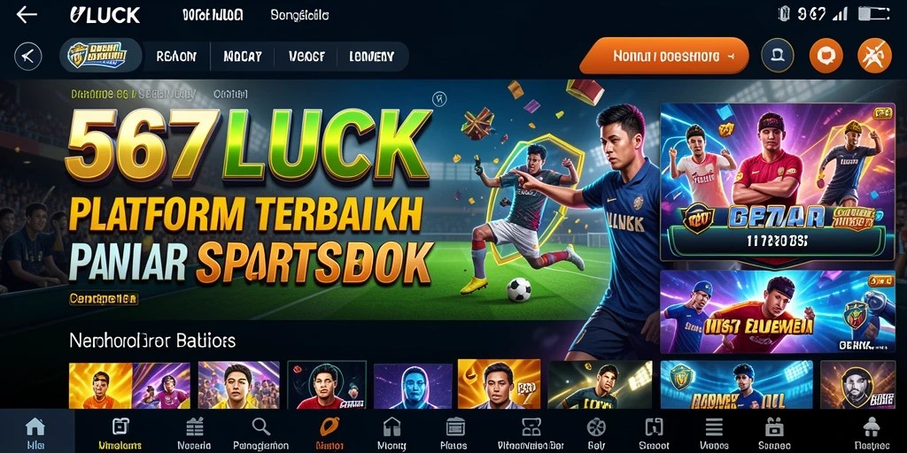 Tampilan gameplay Sportsbook 567LUCK yang menarik dan interaktif.