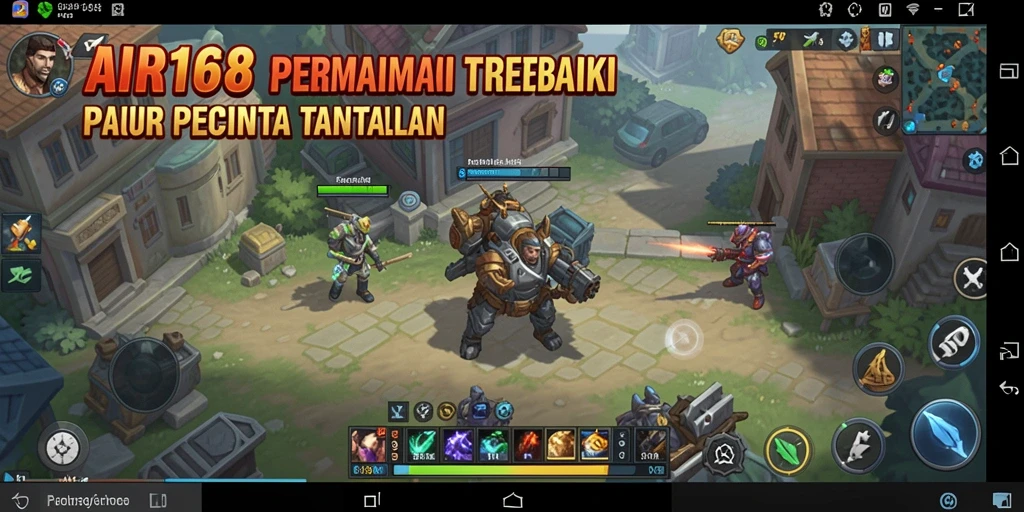 Tampilan gameplay menarik dari AIR168 dengan berbagai strategi yang harus diterapkan.