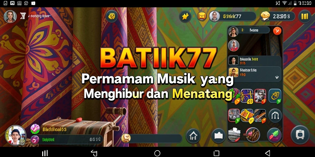 Tampilan gameplay menarik dari <strong>BATIK77</strong> yang menunjukkan pemain berlatih musik.