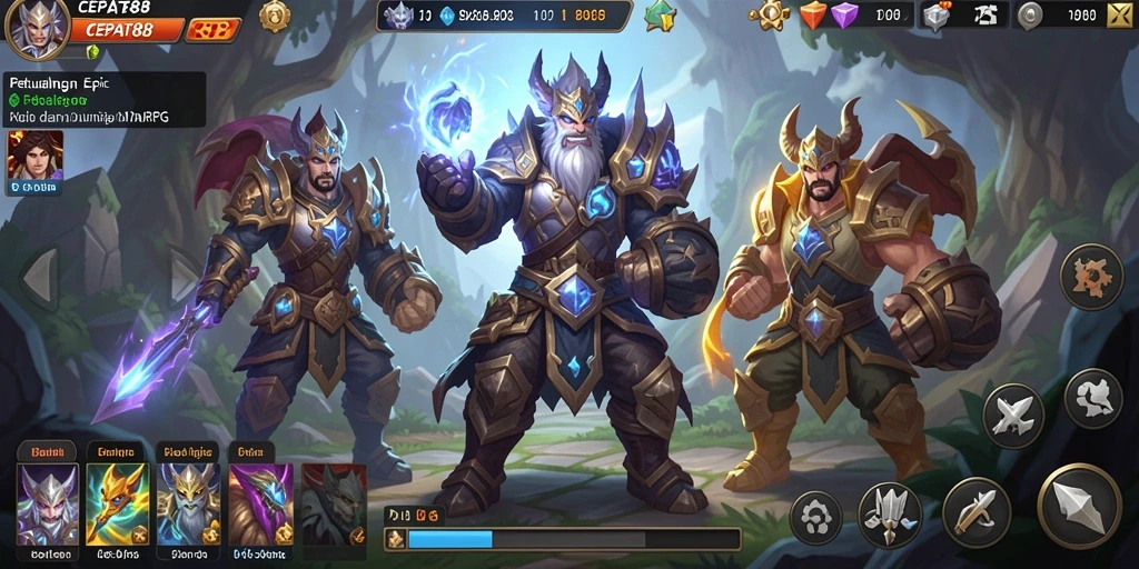 Tampilan gameplay <strong>CEPAT88</strong> yang menegangkan dengan aksi ARPG yang seru.