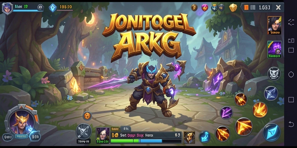 Menampilkan aksi seru dalam gameplay ARPG JONITOGEL.
