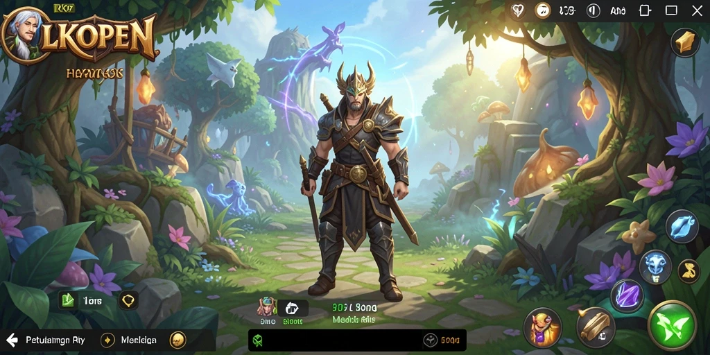 Tampilan memukau dari gameplay RPG yang mendebarkan.