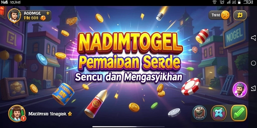 Gameplay dinamis NADIMTOGEL yang mengasyikkan dan penuh warna.
