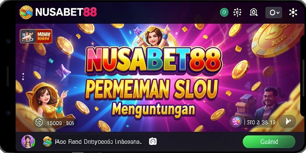 Tangkapan layar gameplay NUSABET88 yang menampilkan slot yang menarik dan penuh warna.