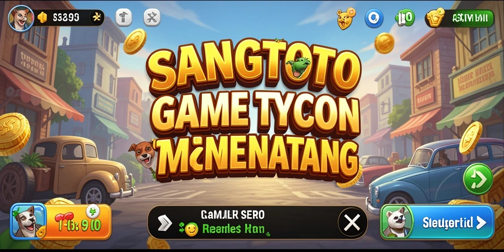 Gameplay menawan SANGTOTO yang menggambarkan manajemen bisnis.