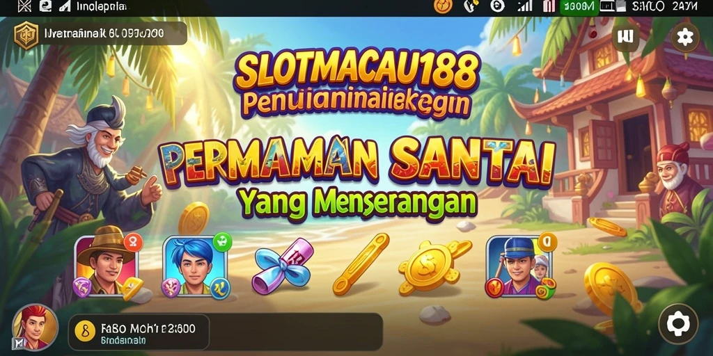 Screenshot SLOTMACAU188 menunjukkan gameplay yang mengasyikkan dan penuh warna.