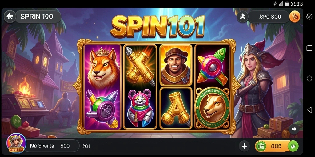 Screenshot gameplay Slot yang menampilkan jackpot luar biasa di SPIN101.