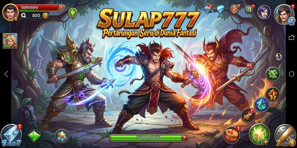 Screenshot SULAP777 menampilkan aksi pertarungan yang mendebarkan.